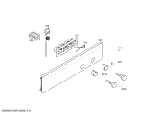 Схема №2 CF23850 с изображением Панель управления для электропечи Bosch 00444704