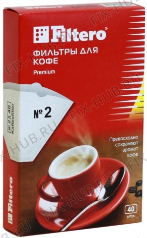 Большое фото - Фильтр для кофеварки (кофемашины) Filtero Premium №2 в гипермаркете Fix-Hub