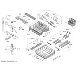 Схема №2 SMV95T10NL SuperSilence с изображением Передняя панель для посудомоечной машины Bosch 00746716