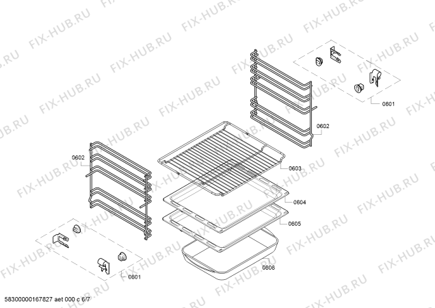 Схема №4 FRS4110WML с изображением Кабель для плиты (духовки) Bosch 00751929
