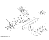 Схема №2 P1HEB89051 с изображением Панель управления для духового шкафа Bosch 00666970