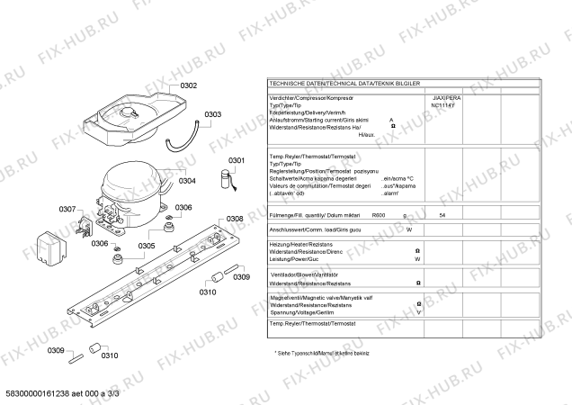 Схема №3 KD40NV05NE с изображением Поднос для холодильной камеры Siemens 00655253