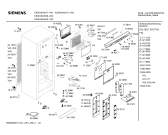 Схема №3 KS36U645 с изображением Дверь для холодильника Siemens 00245005