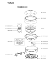 Схема №1 YG229510/3H0 с изображением Запчасть для электройогуртницы Tefal FS-9100030226