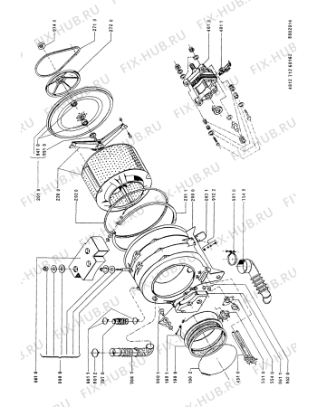 Схема №1 AWG 749/10 с изображением Пружинка для стиралки Whirlpool 481946238646