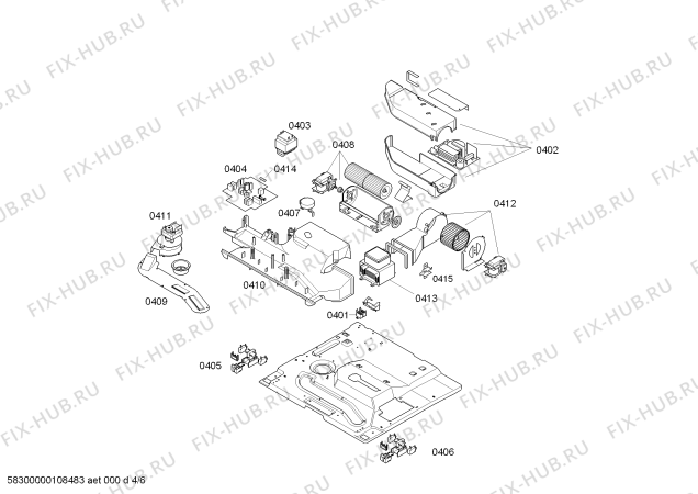Схема №2 HBC84K550C с изображением Дисплейный модуль для плиты (духовки) Bosch 00443967