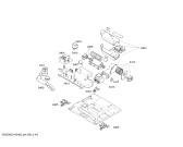 Схема №2 HBC86K760N с изображением Набор кнопок для электропечи Bosch 00427842