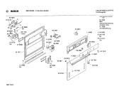 Схема №4 0730303518 SMI230235 с изображением Панель для электропосудомоечной машины Bosch 00115635