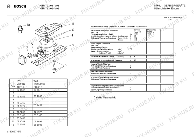 Схема №1 KIR1723 с изображением Планка для холодильника Bosch 00287069