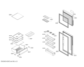Схема №1 KD33VVI31 Siemens с изображением Дверь для холодильника Siemens 00713955