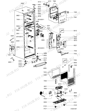 Схема №2 ARC 4190/AL с изображением Всякое для холодильника Whirlpool 481221538016