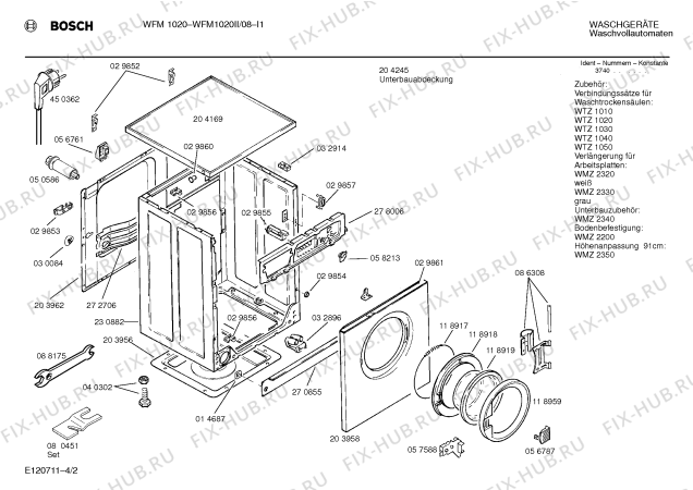 Схема №2 WFM1010DS WFM1010 с изображением Ручка для стиралки Bosch 00092030