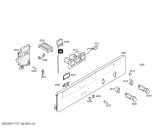 Схема №4 B1412N0GB с изображением Панель управления для плиты (духовки) Bosch 00449227