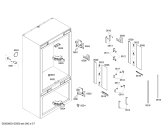 Схема №7 S36IT70NNP с изображением Монтажный набор для холодильника Bosch 00669036