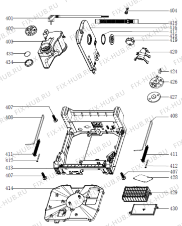 Взрыв-схема посудомоечной машины Gorenje GV53110 (552961, WQP8-GDFI1) - Схема узла 04