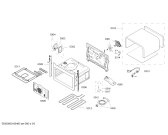 Схема №3 HBC84K570N с изображением Дисплейный модуль для печи Bosch 00444276