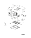 Схема №2 MWHA2022B (F086178) с изображением Запчасть для духового шкафа Indesit C00307852