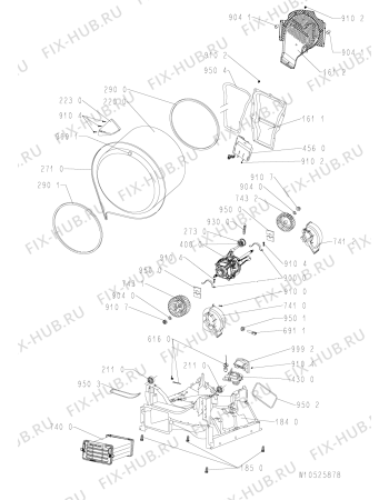 Схема №1 TK PLUS 71B DI с изображением Микромодуль для стиралки Whirlpool 481010470248