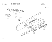 Схема №4 HSL102GSC с изображением Панель управления для духового шкафа Bosch 00233173