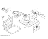Схема №4 B4562N0 с изображением Дисплейный модуль для электропечи Bosch 00664626