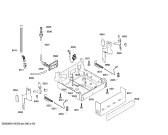 Схема №4 SRS55C02GB с изображением Передняя панель для электропосудомоечной машины Bosch 00665373