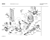 Схема №6 SRS43E02GB Exxcel auto-option с изображением Модуль управления для посудомойки Bosch 00491657