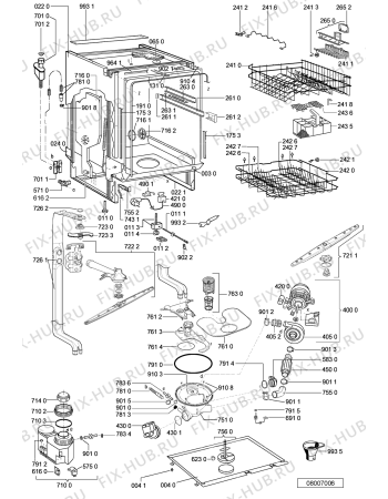 Схема №1 GSXK 7415 с изображением Микромодуль для посудомоечной машины Whirlpool 481221838624