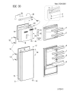 Схема №3 ENXTYH19352F (F089437) с изображением Дверца для холодильника Indesit C00376126