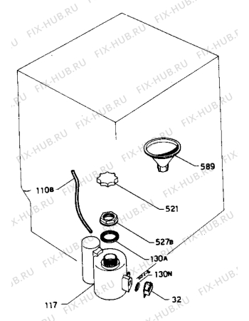 Взрыв-схема посудомоечной машины Zanussi ID5020W - Схема узла Water softener 066