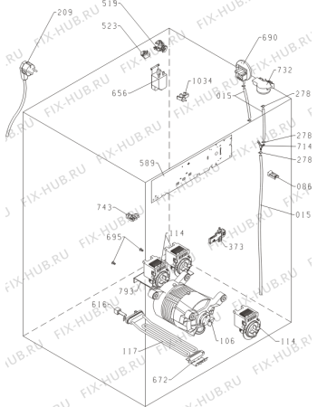 Взрыв-схема стиральной машины Gorenje W6402/SRIV (380234, PS10/21104) - Схема узла 05