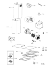 Схема №1 208245304403 PRF0098 с изображением Стекло для электровытяжки Whirlpool 480122102046