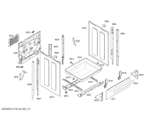 Схема №5 HLN654040E с изображением Фронтальное стекло для электропечи Bosch 00478402