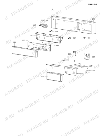 Схема №4 WA 6980 RE BK с изображением Обшивка для стиральной машины Whirlpool 480111104842