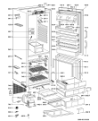 Схема №1 625.1.02 с изображением Дверка для холодильной камеры Whirlpool 481241619715