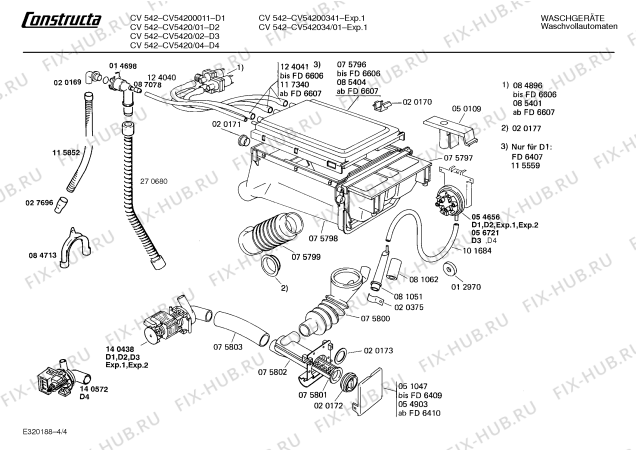 Схема №1 CV53600591 CV536 с изображением Ручка выбора программ для стиралки Bosch 00056167