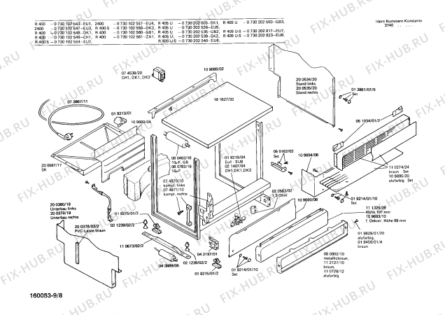 Схема №8 CG2608 CG2602 с изображением Вставка для посудомойки Bosch 00111821