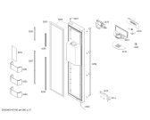 Схема №6 RS295311 Gaggenau с изображением Дверь для холодильной камеры Bosch 00710053