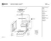 Схема №4 E1450G0 JOKER 1450 с изображением Уплотнитель для духового шкафа Bosch 00287603