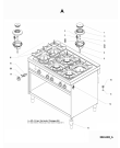 Схема №2 ADN 610 с изображением Форсунка (инжектор) для плиты (духовки) Whirlpool 482000023758