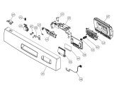 Схема №4 DM 67 SF   -White Bi (900001121, DW20.2) с изображением Сенсорная панель для электропосудомоечной машины Gorenje 266441