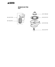 Схема №3 DO622141/700 с изображением Элемент корпуса для кухонного комбайна Seb MS-5A13503