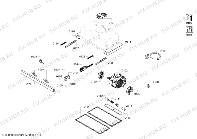 Схема №1 DHI923GSG с изображением Монтажный набор для вентиляции Bosch 10000675