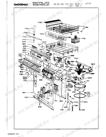 Схема №5 GM286460 с изображением Переключатель для посудомойки Bosch 00323149