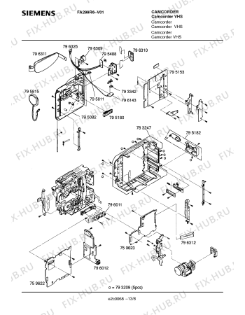 Схема №6 FA299R6 с изображением Инструкция по эксплуатации для жк-телевизора Siemens 00531249