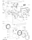 Схема №2 AWO/D 7210 с изображением Модуль (плата) для стиральной машины Whirlpool 480111100585