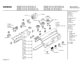 Схема №1 WP73210II, AQUATRONIC 7321 с изображением Вкладыш в панель для стиралки Siemens 00273434