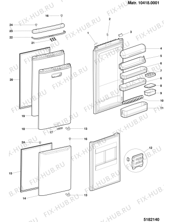 Схема №1 MB3821SP (F027938) с изображением Руководство для холодильника Indesit C00091729