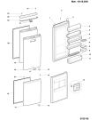 Схема №2 MBA3841CIBS (F029552) с изображением Дверца для холодильной камеры Indesit C00115454