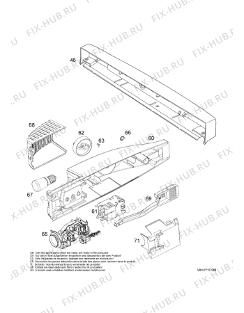 Взрыв-схема холодильника Rosenlew RJP3300 - Схема узла Electrical equipment 268