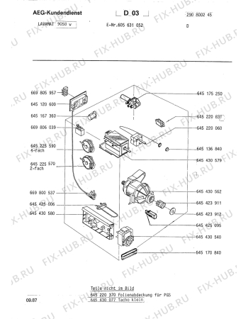 Взрыв-схема стиральной машины Aeg LAV9047 - Схема узла Section4